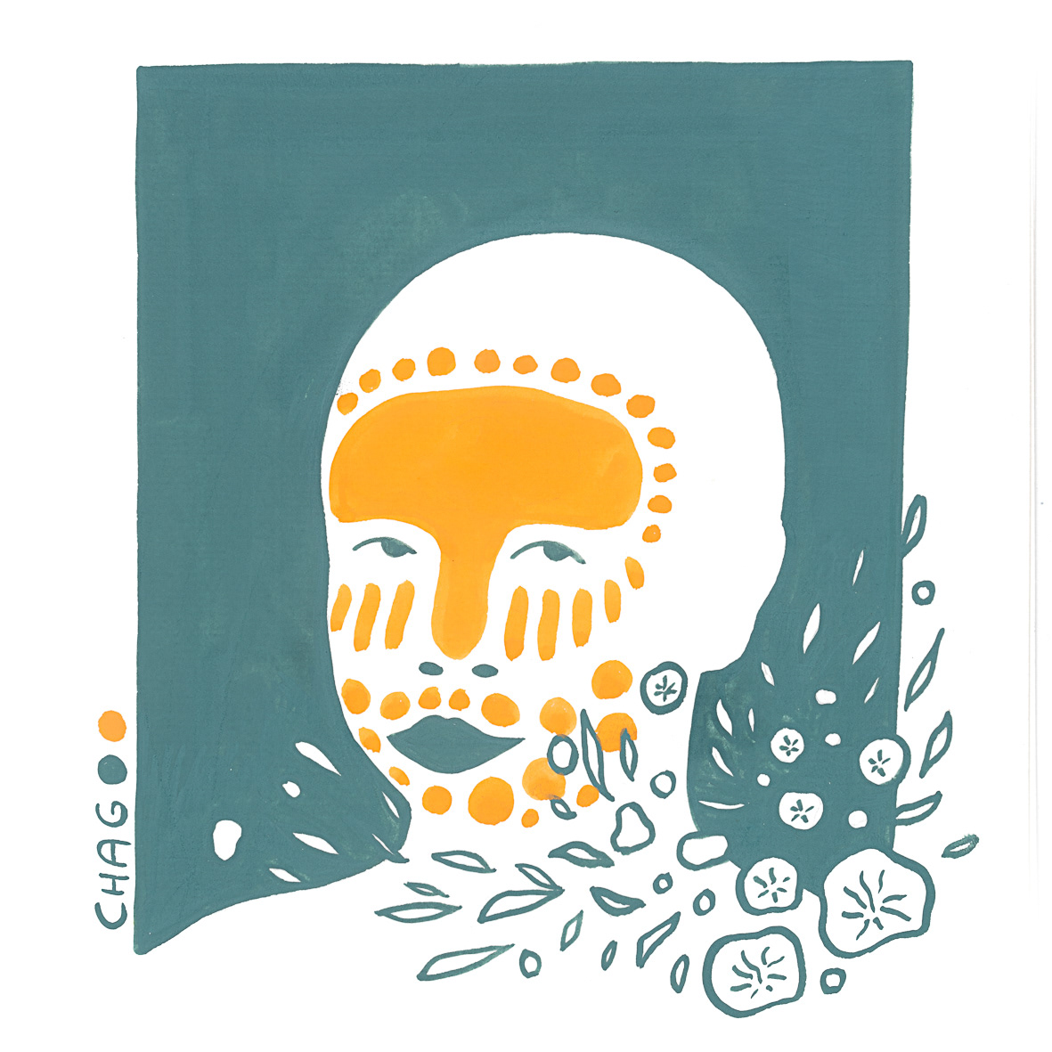 Femme fleurs 01
