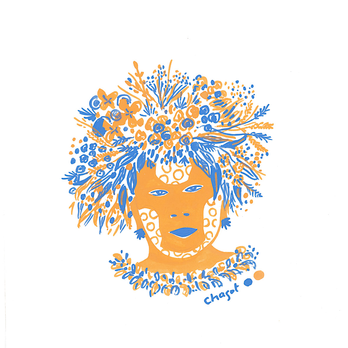Femme fleurs 04