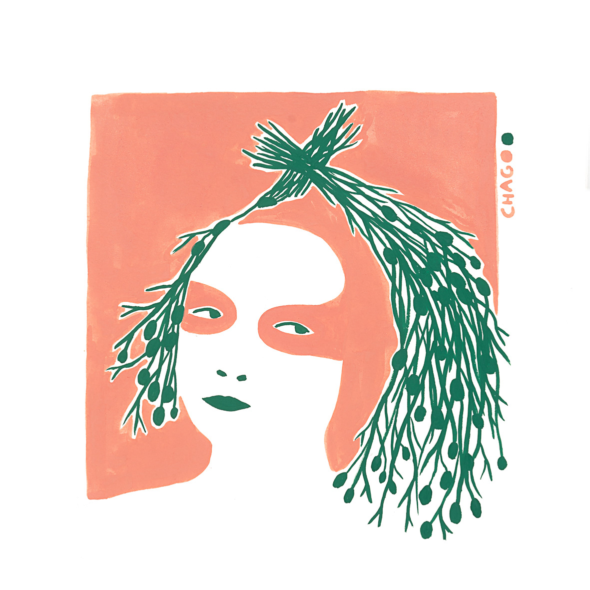 Femme fleurs 05