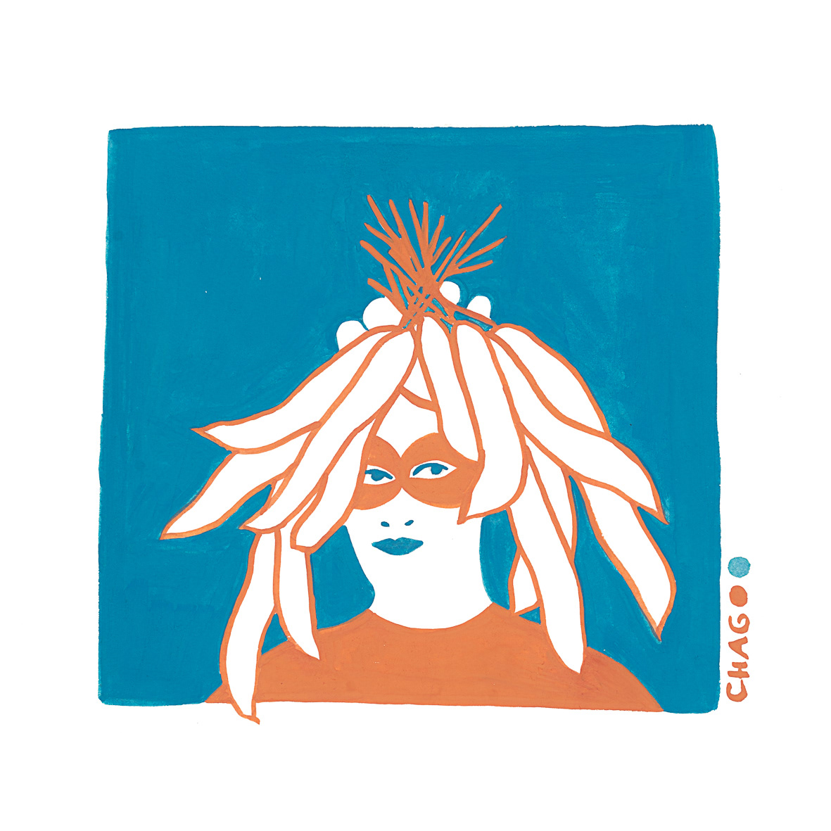 Femme fleurs 08