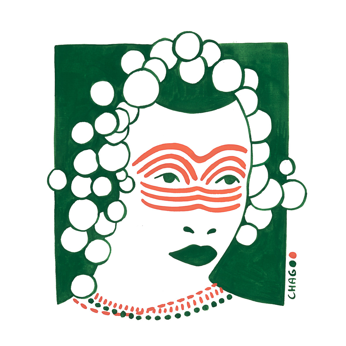 Femme fleurs 14