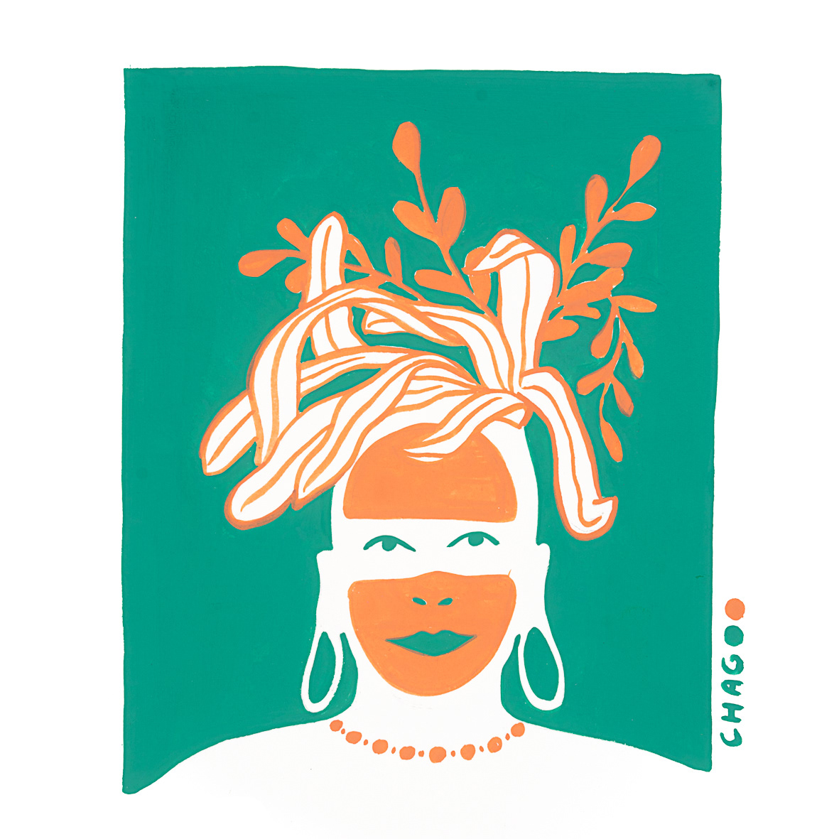 Femme fleurs 16