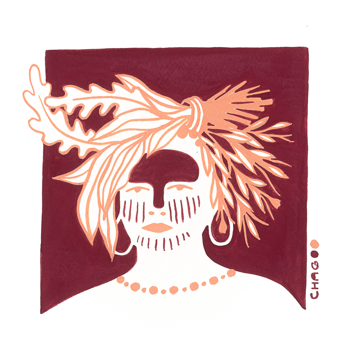 Femme fleurs 21