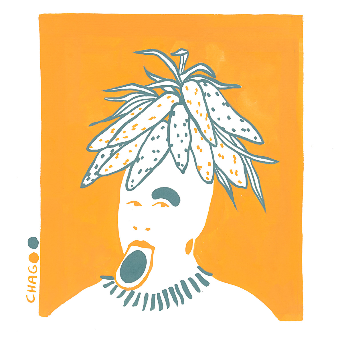 Femme fleurs 23