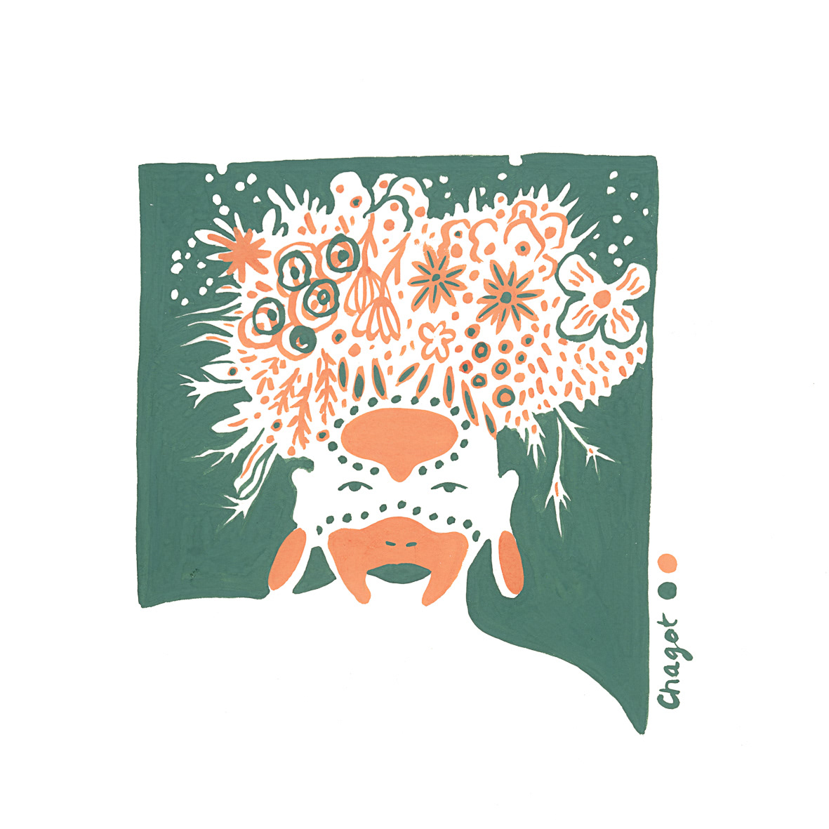 Femme fleurs 26