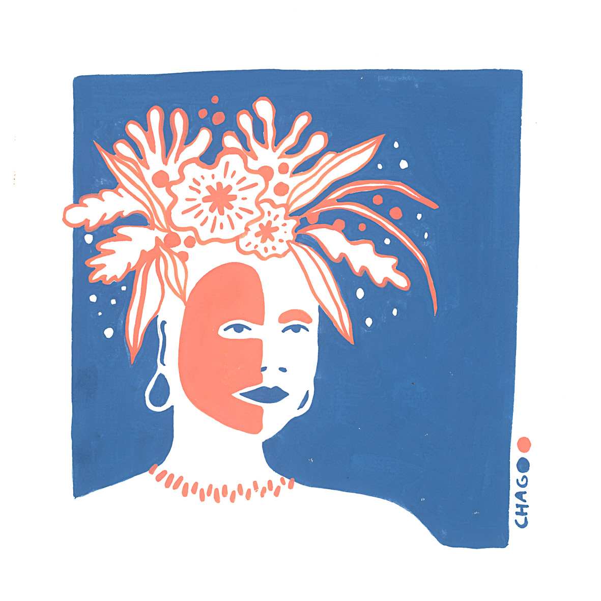 Femme fleurs 27